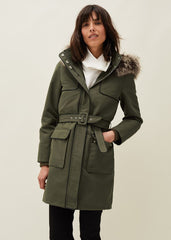 Ezra Parka Coat - Olive