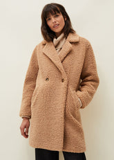 Katherine Teddy Coat - Camel