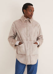 Heidi Reversible Shacket - Mink