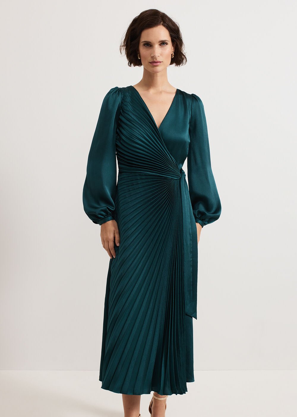 Gracie Sunray Dress - Dark Green