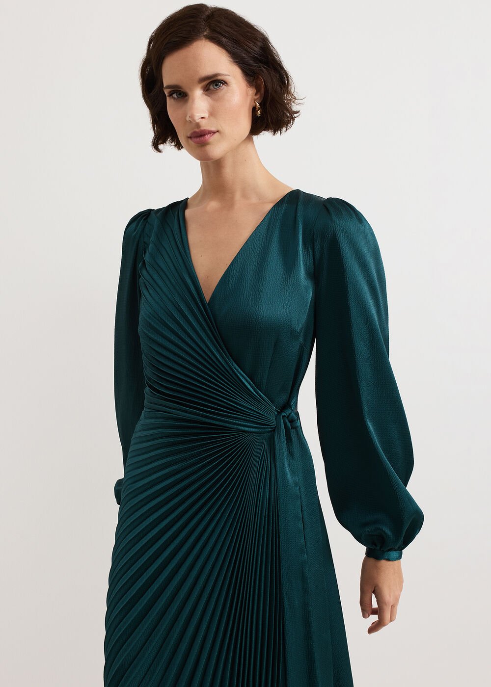 Gracie Sunray Dress - Dark Green