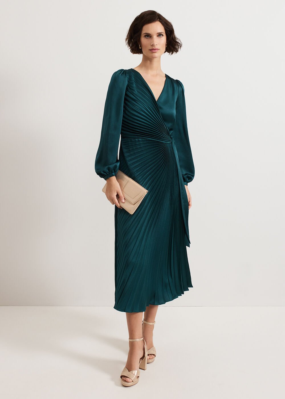 Gracie Sunray Dress - Dark Green