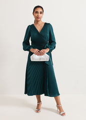 Petite Gracie Dress - Dark Green