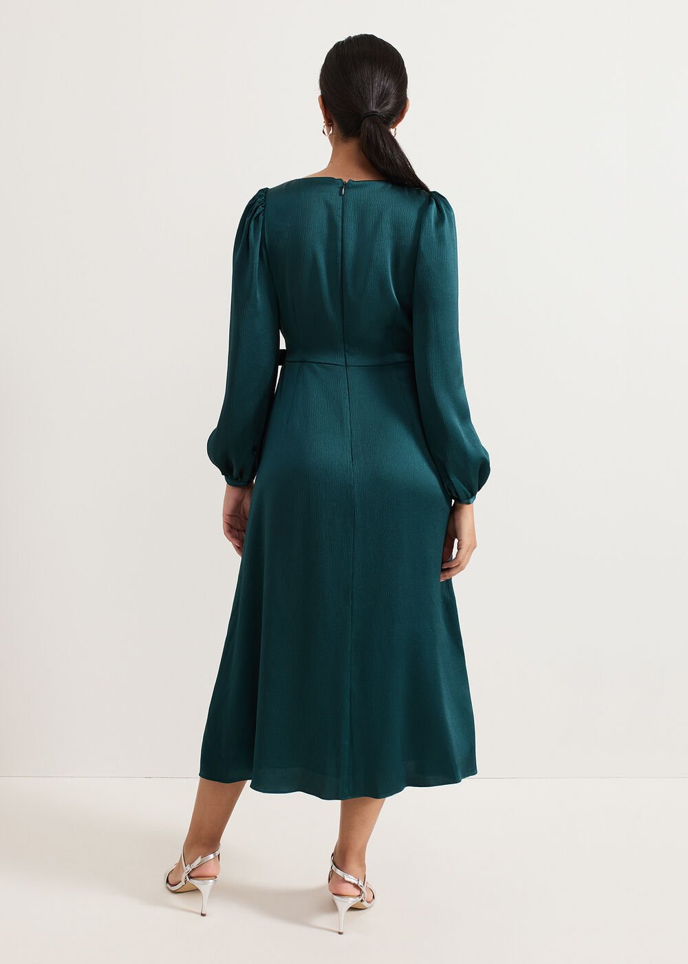 Petite Gracie Dress - Dark Green