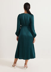 Petite Gracie Dress - Dark Green