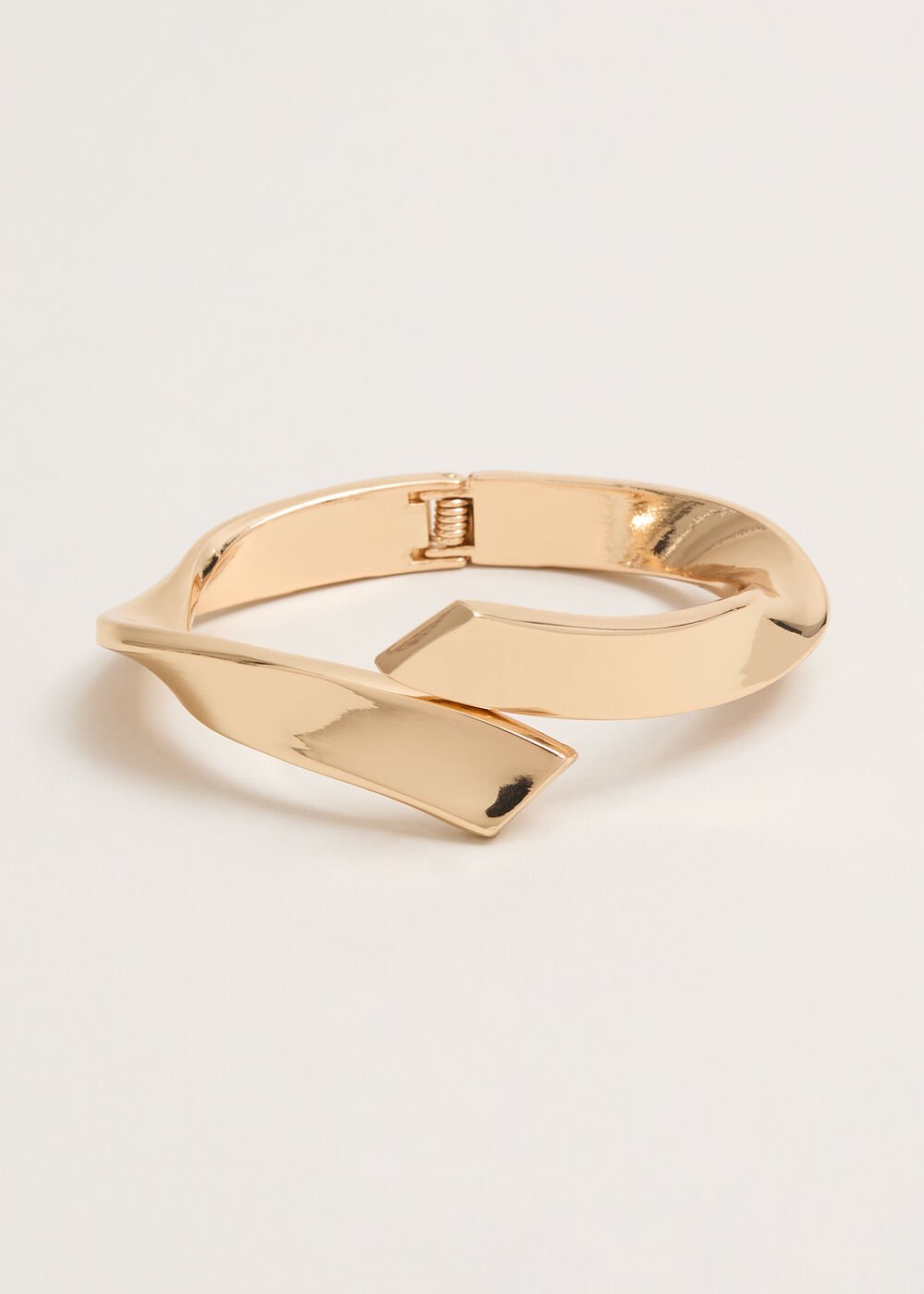 Gold Twisted Bangle - Gold