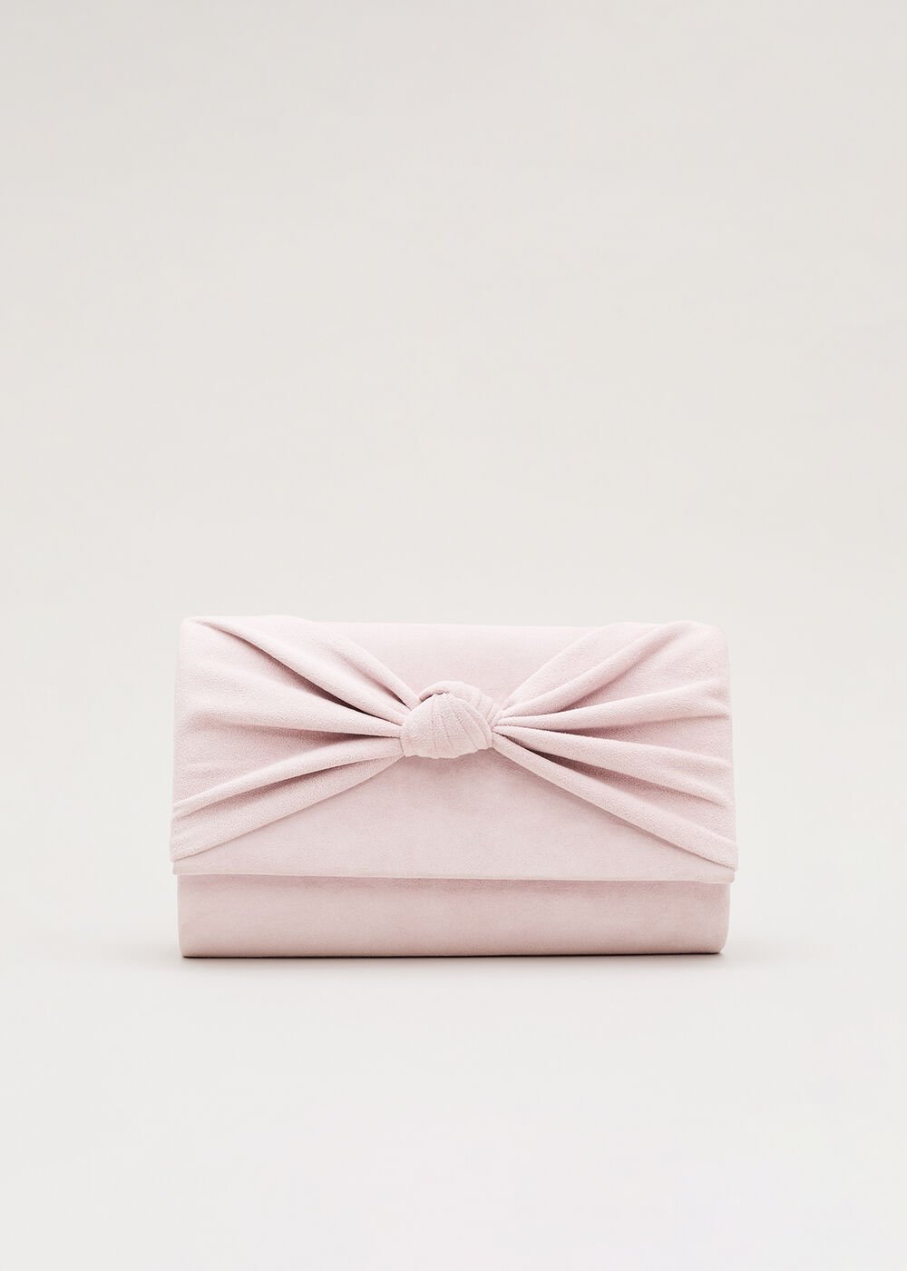 Knot Front Clutch - Pink