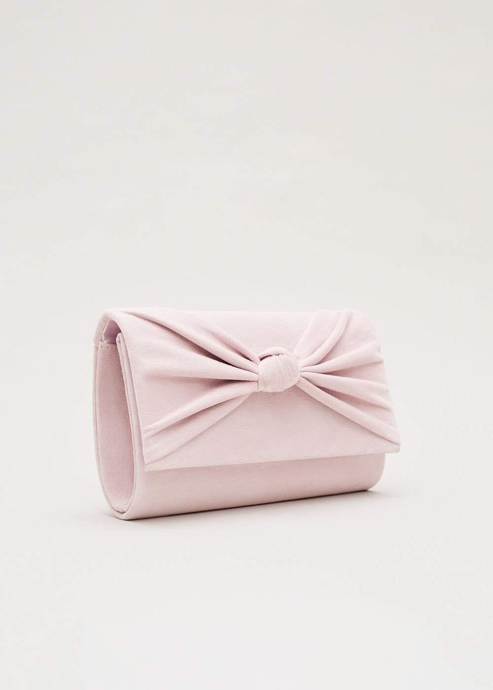 Knot Front Clutch - Pink