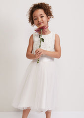 Iris Beaded Dress - Ivory