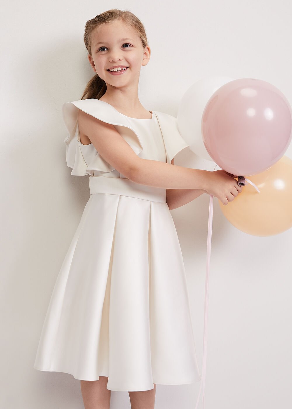 Sydney Satin Dress - Ivory