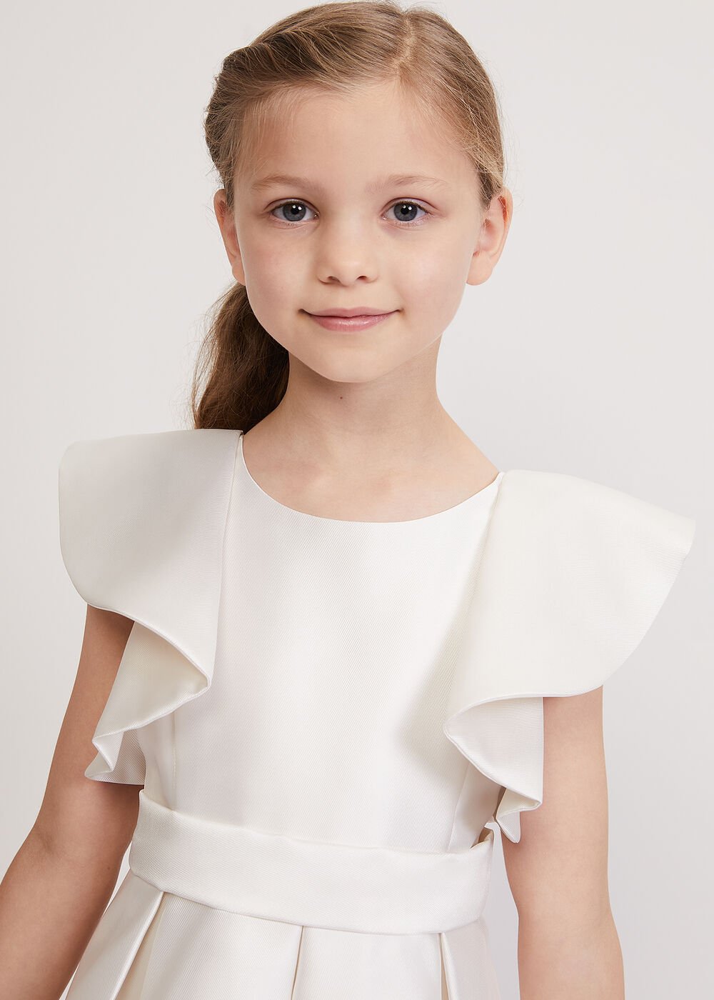 Sydney Satin Dress - Ivory