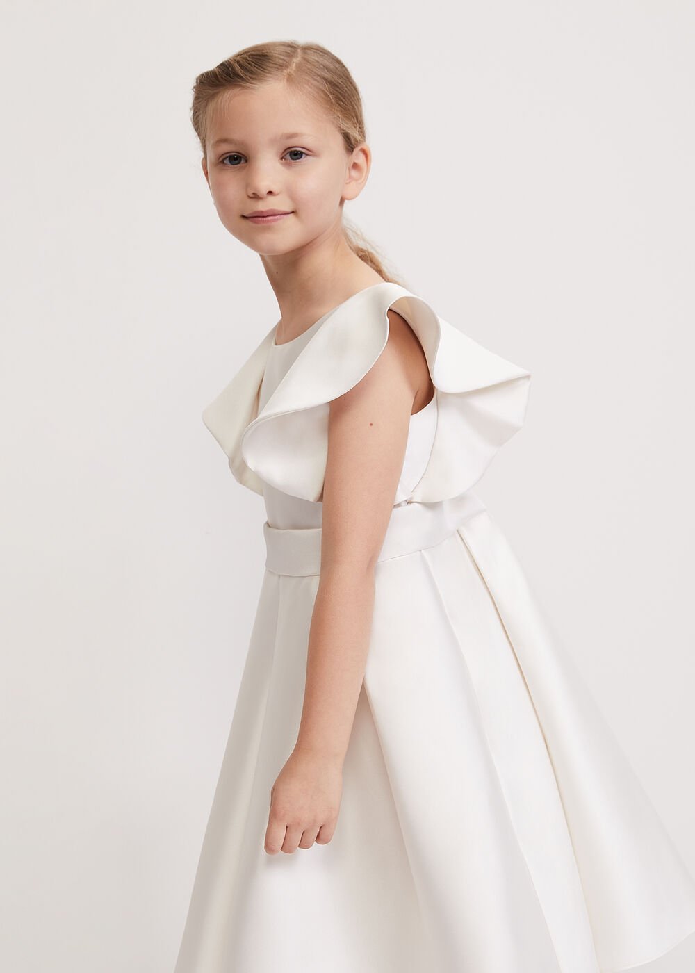 Sydney Satin Dress - Ivory