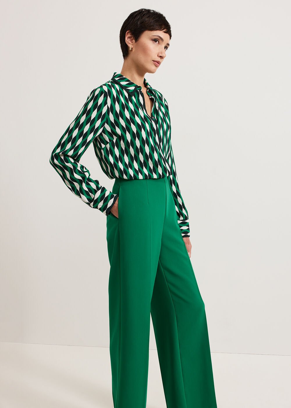 Aubrielle Trouser - Green