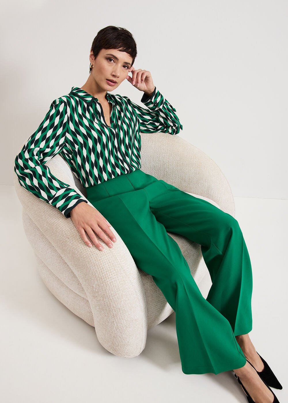 Aubrielle Trouser - Green