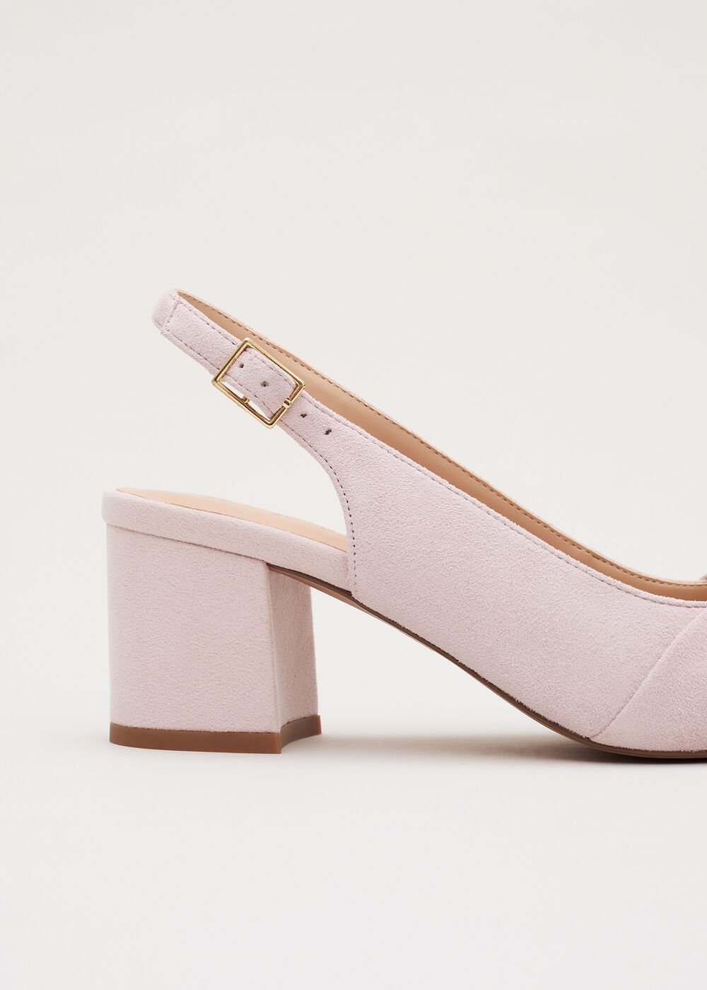 Knot Block Heel - Antique Rose
