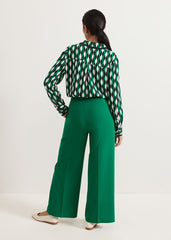 Petite Aubrielle Trouser - Green