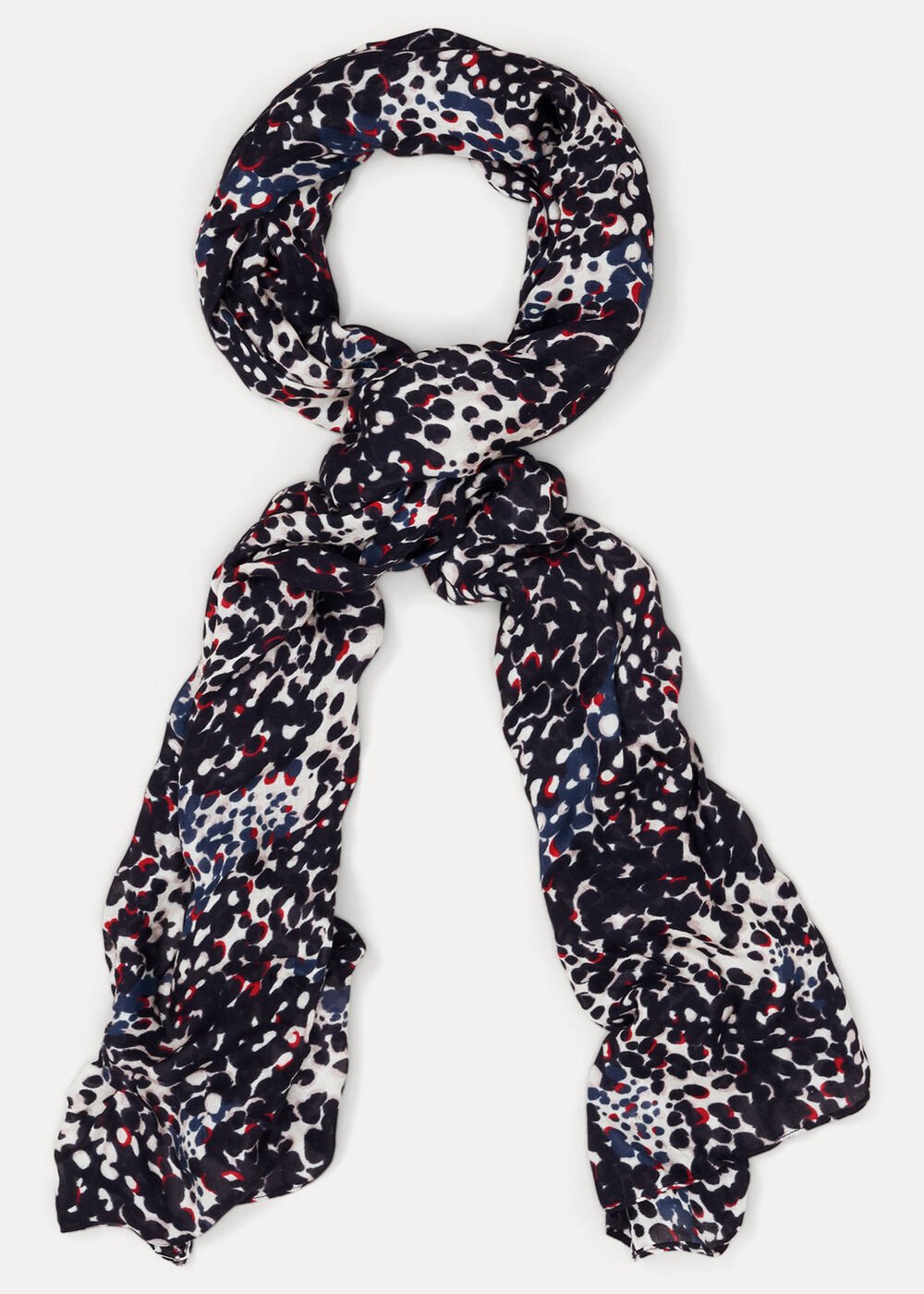 Circle Print Scarf - Multi