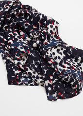 Circle Print Scarf - Multi