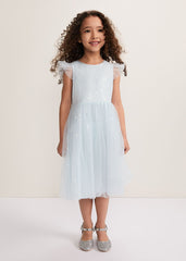 Kaya Sequin Dress - Pale Blue