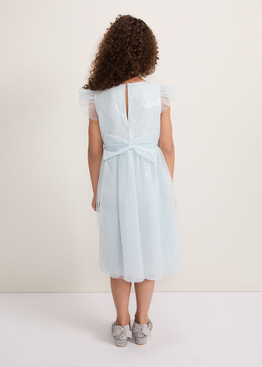 Kaya Sequin Dress - Pale Blue