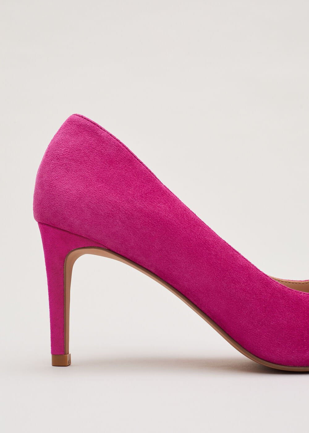 Pink Suede Bow Shoe - Pink