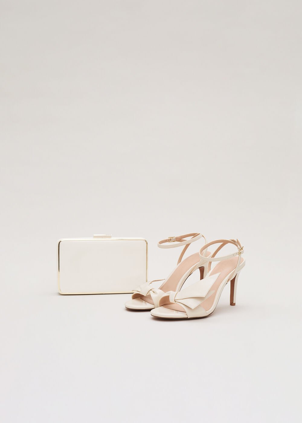 Ivory Bow Sandal - Ivory
