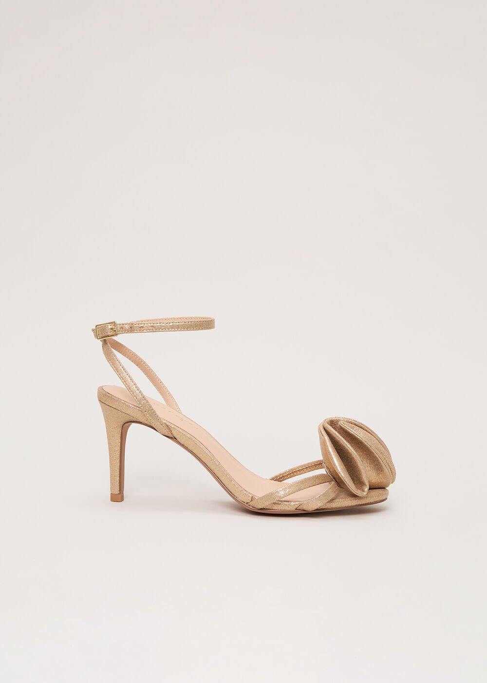Gold Flower Strappy - Gold