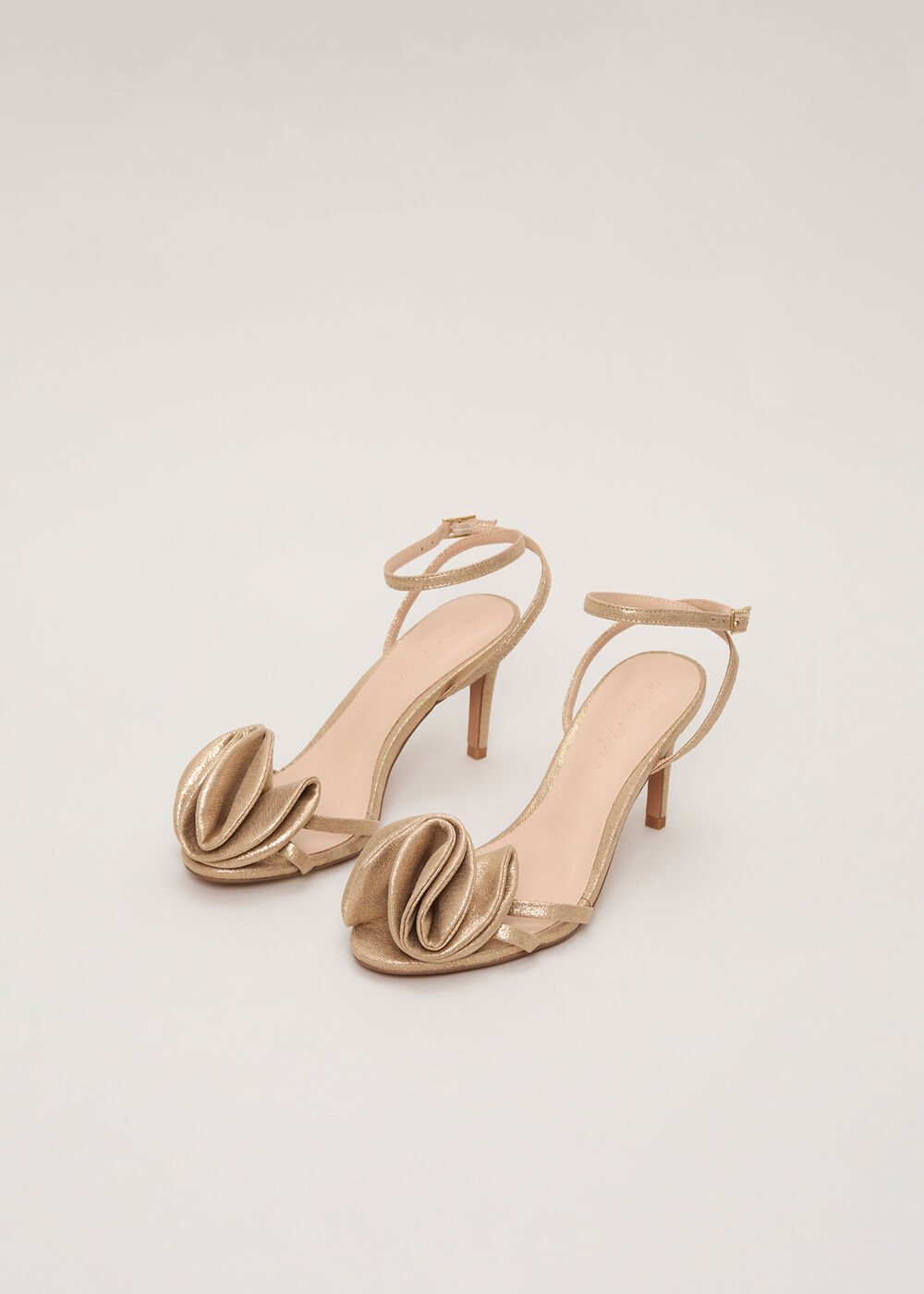 Gold Flower Strappy - Gold