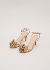 Gold Flower Strappy - Gold
