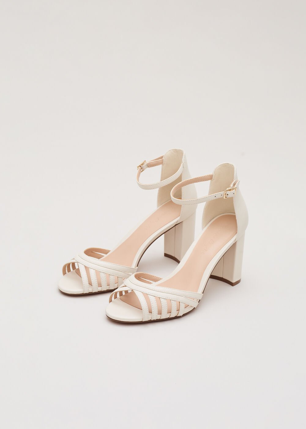 Ivory Leather Sandal - Ivory