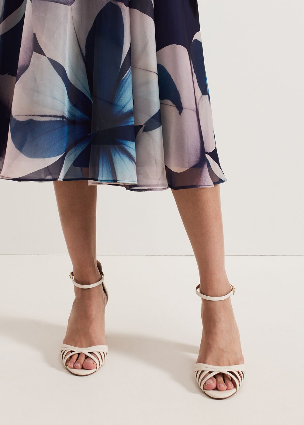 Ivory Leather Sandal - Ivory