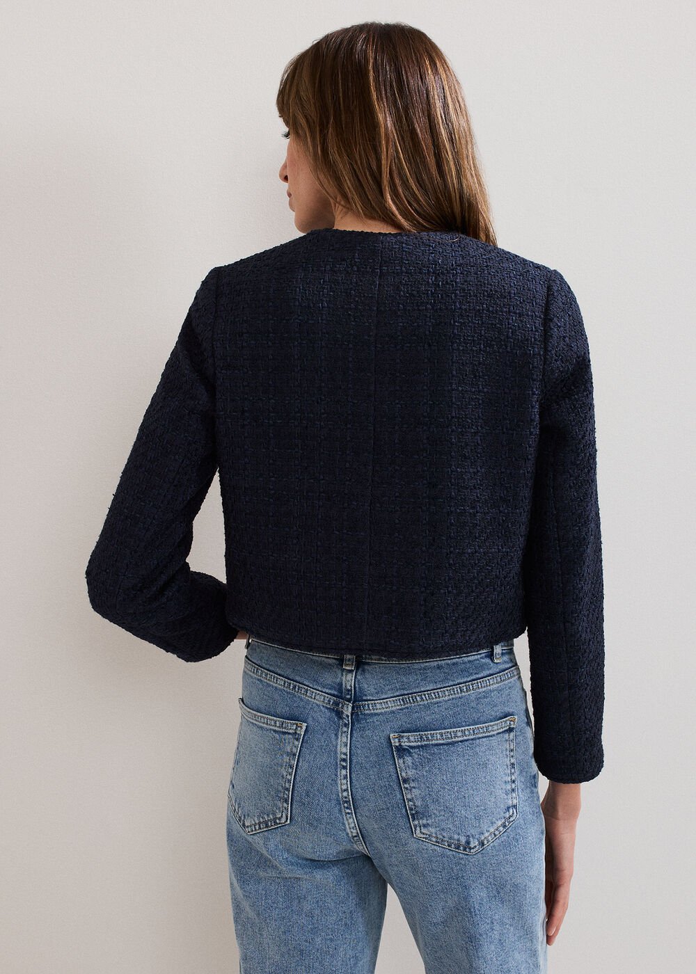 Ripley Boucle Jacket - Navy