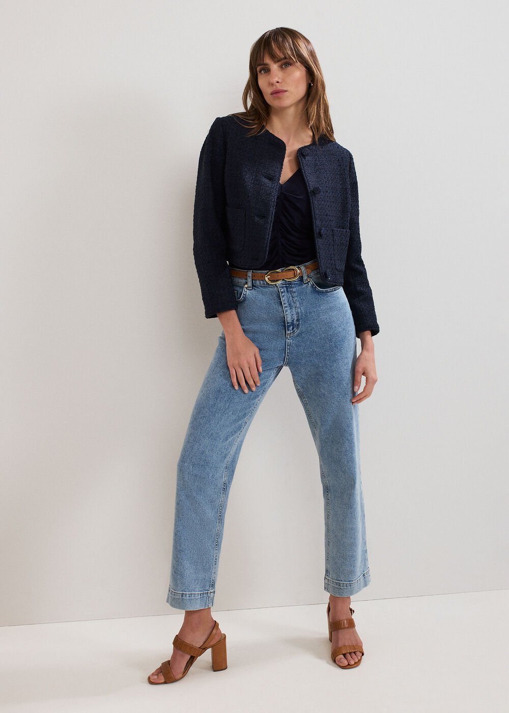 Ripley Boucle Jacket - Navy
