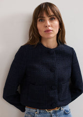 Ripley Boucle Jacket - Navy