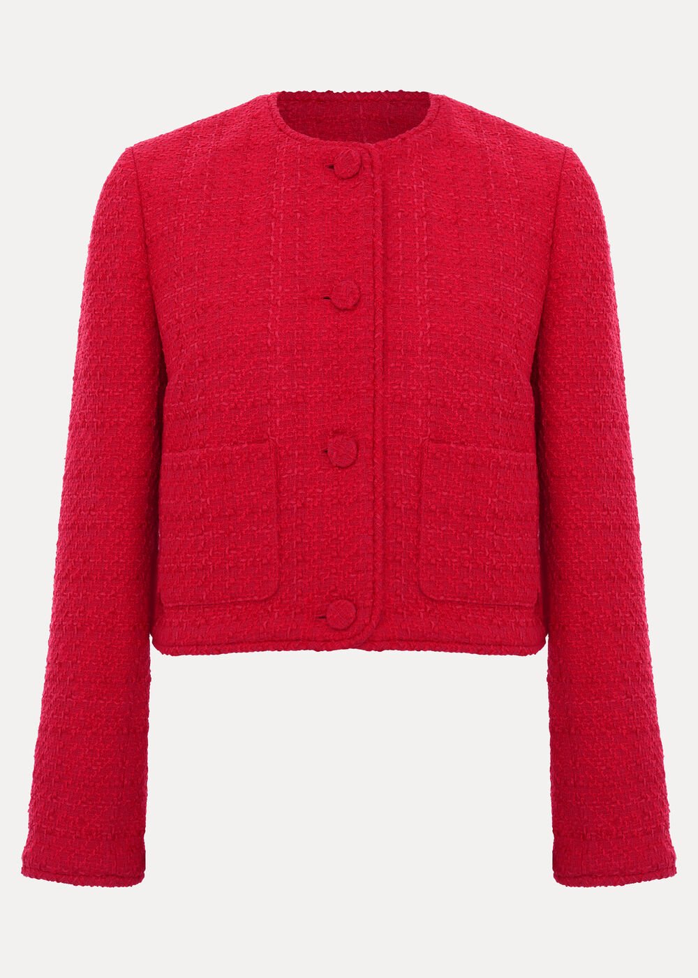 Ripley Boucle Jacket - Coral