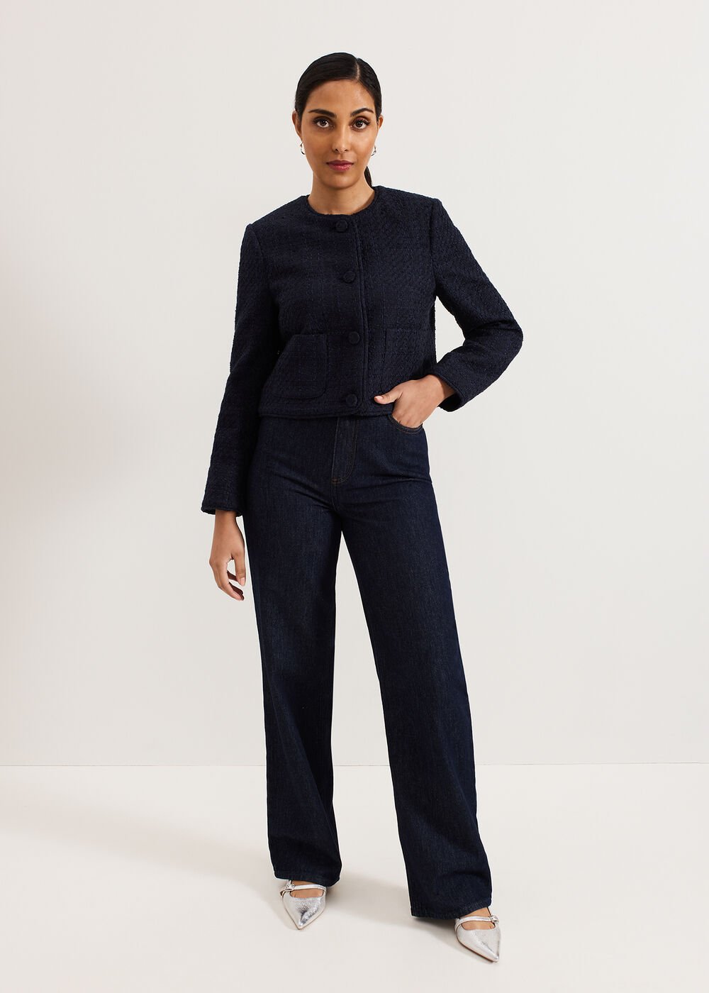 Ripley Petite Jacket - Navy