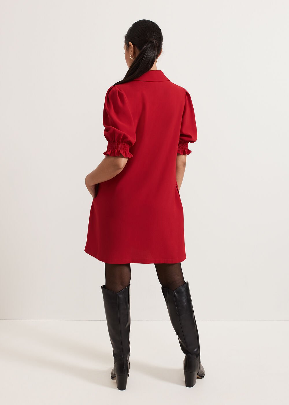 Petite Candice Dress - Red