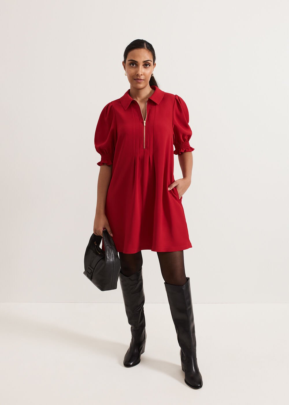 Petite Candice Dress - Red