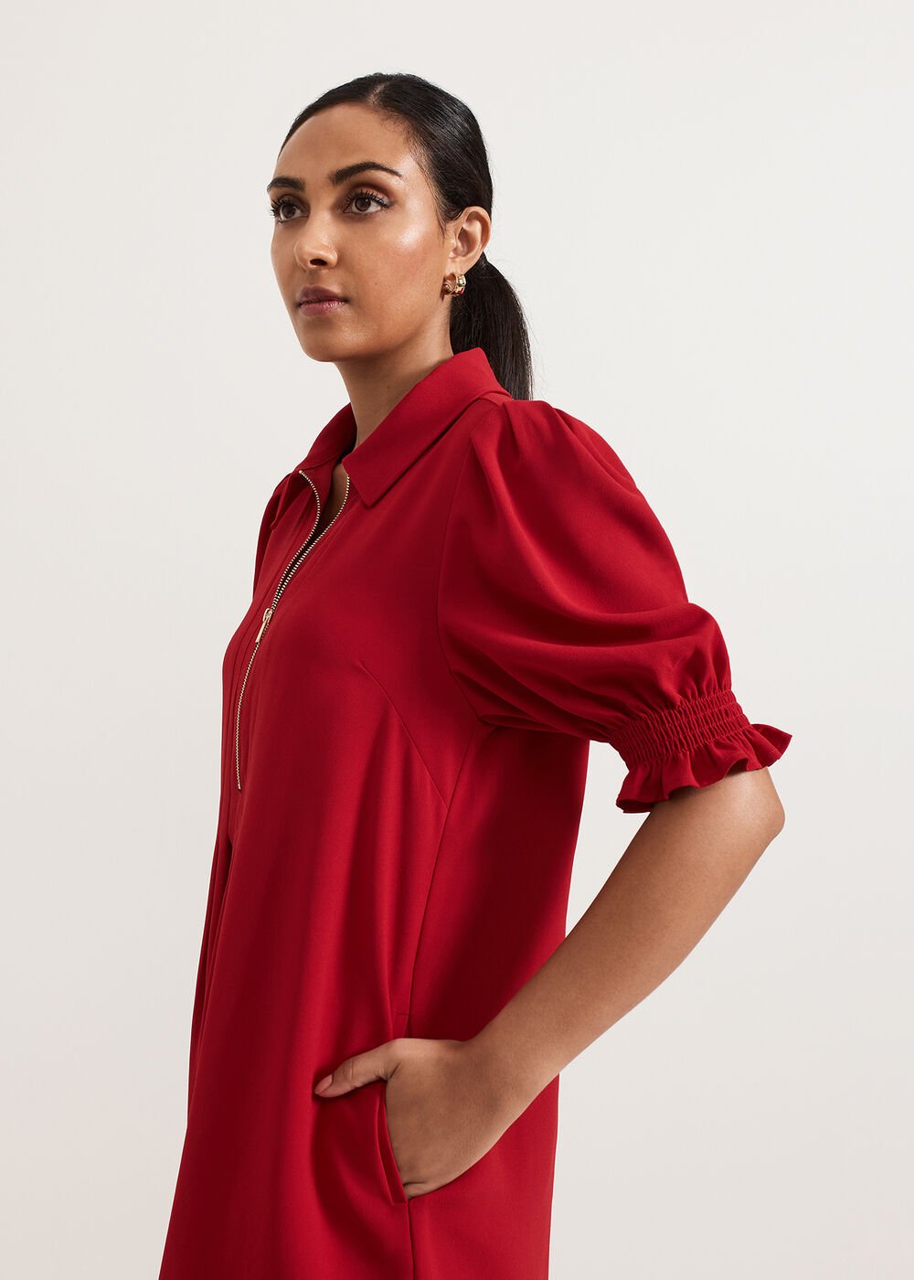 Petite Candice Dress - Red