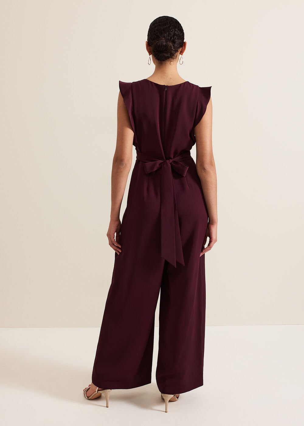 Ayla Jumpsuit - Burgundy