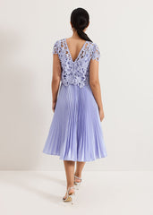 Petite Dana Dress - Pale Blue