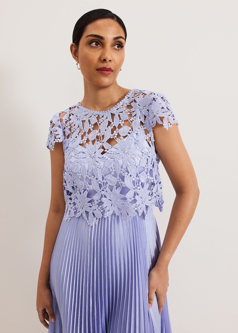 Petite Dana Dress - Pale Blue