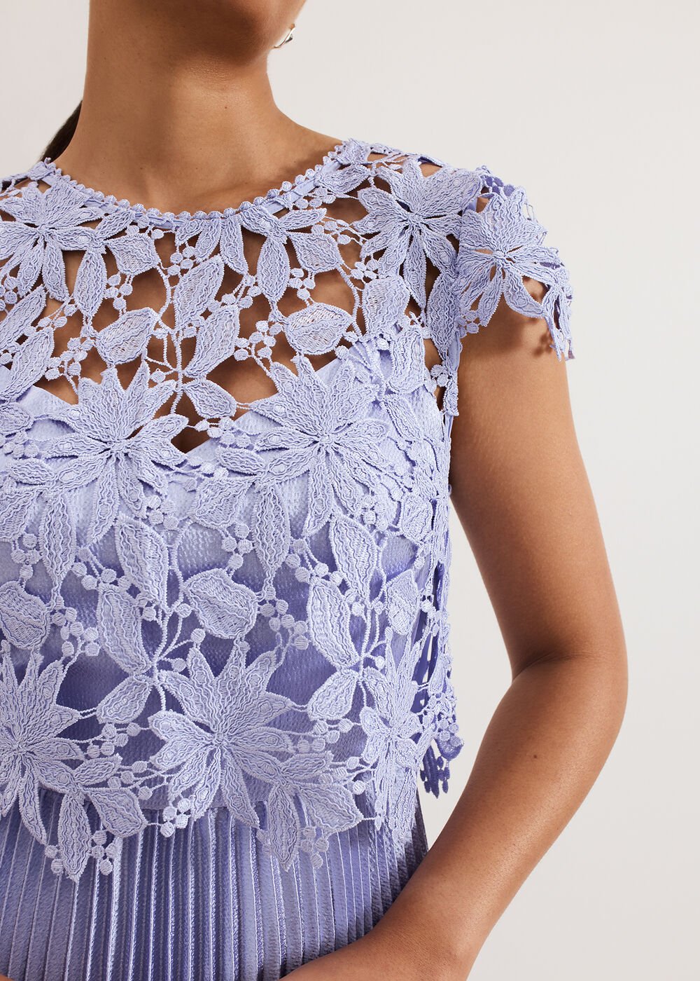 Petite Dana Dress - Pale Blue