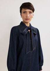 Peggie Denim Dress - Blue