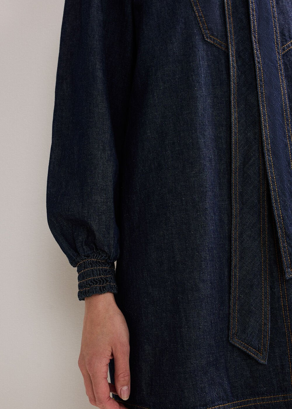 Peggie Denim Dress - Blue