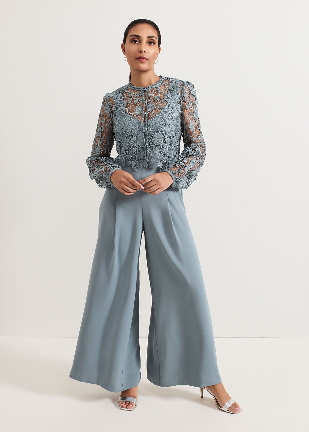 Petite Vanessa Jumpsuit - Eau De Nil
