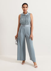 Petite Eliza Jumpsuit - Eau De Nil