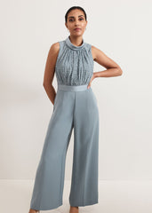Petite Eliza Jumpsuit - Eau De Nil