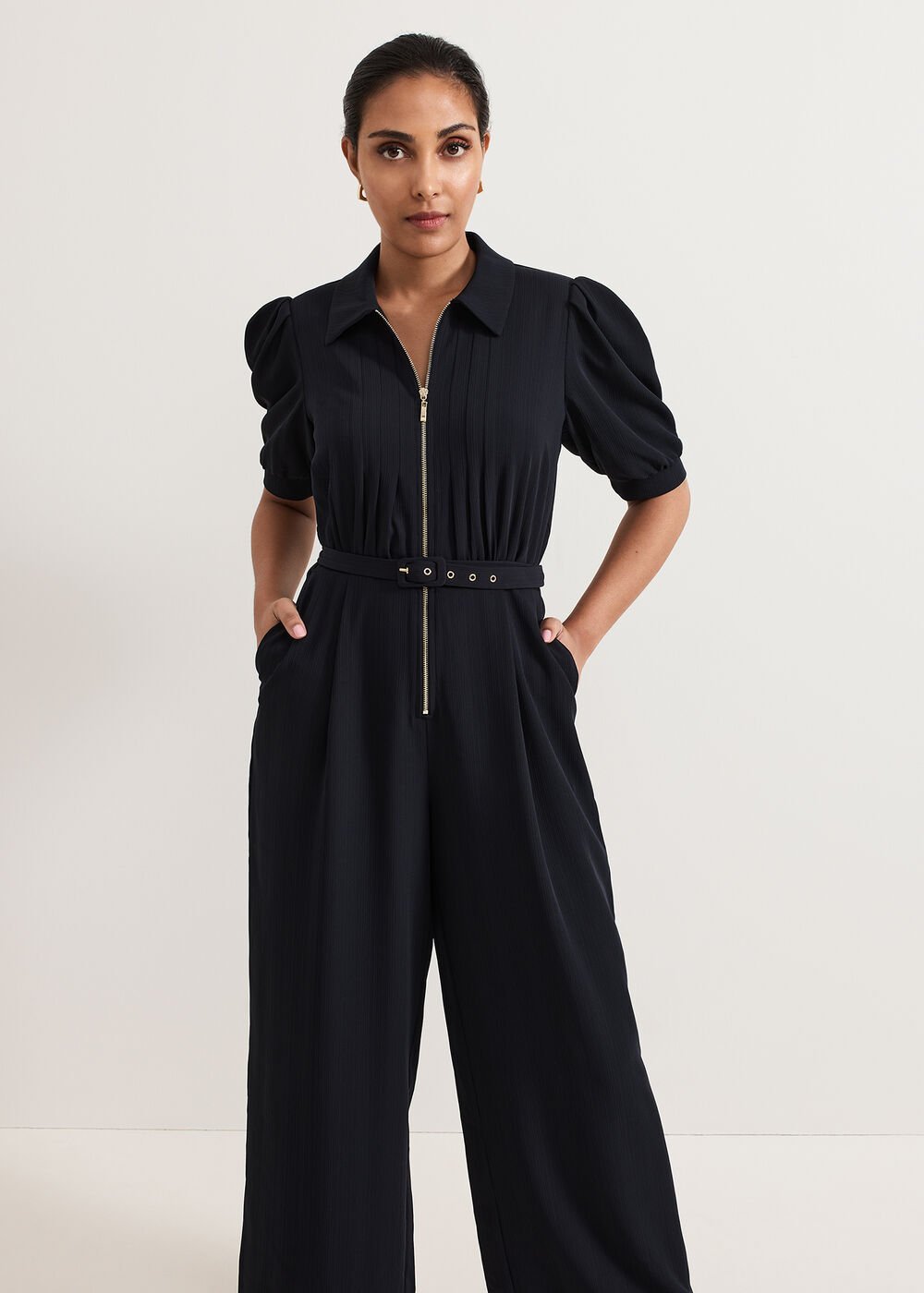 Petite Candice Jumpsuit - Navy