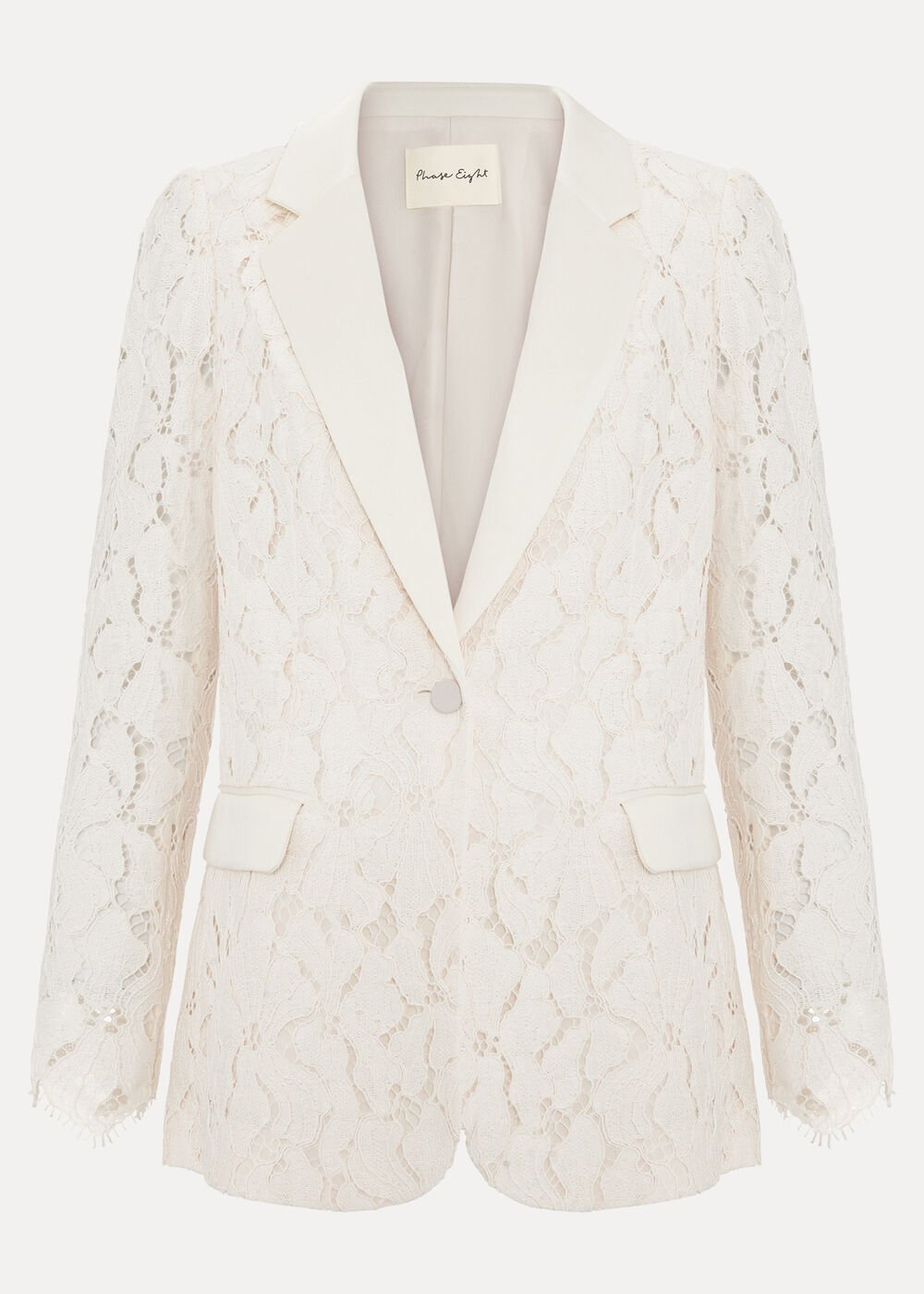 Gracie Lace Blazer - Ivory